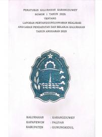 Transparansi Anggaran: Pemerintah Kalurahan Karangduwet Tetapkan Perkal Pertanggungjawaban APBKal TA